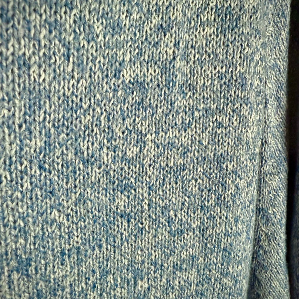 NWT Stillwater Heathered Blue Cowl Neck Sweater - Picture 4 of 4
